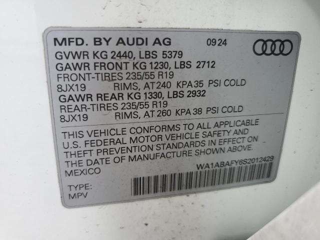 2025 AUDI Q5 PREMIUM WA1ABAFY6S2012429