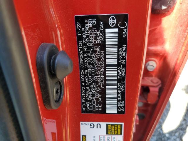 2022 TOYOTA PRIUS PRIM - JTDKAMFP4N3226484
