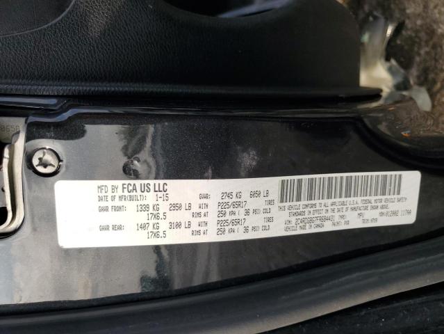 2015 DODGE GRAND CARA 2C4RDGBG7FR684431