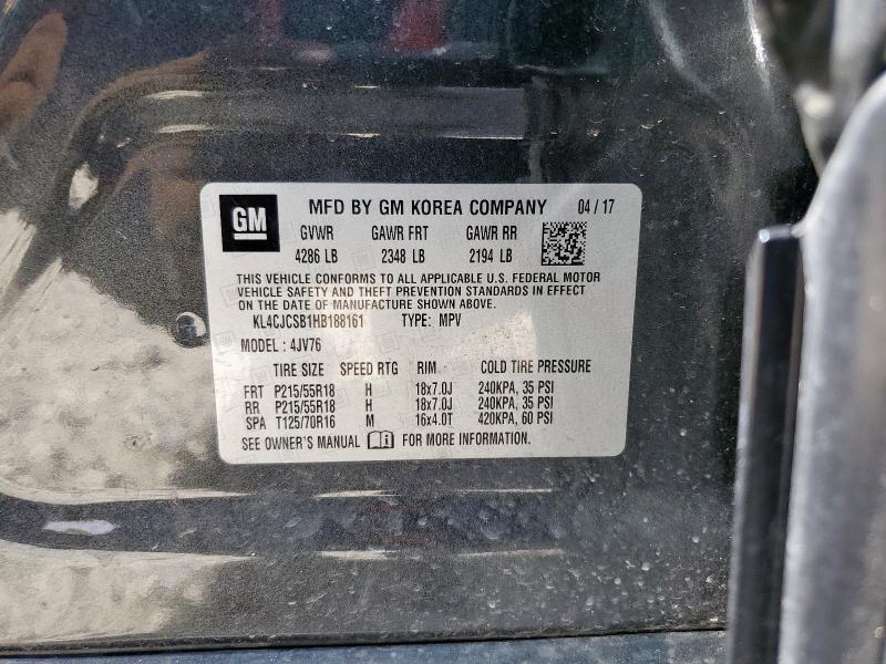 2017 BUICK ENCORE ESS KL4CJCSB1HB188161