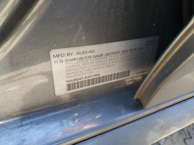 2014 AUDI S4 PREMIUM - WAUBGAFL3EA077665