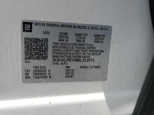 2021 GMC TERRAIN SLT 3GKALPEV6ML312071