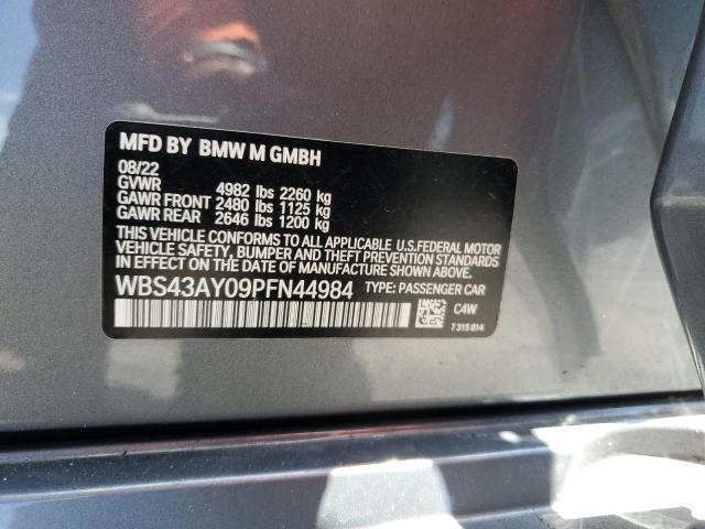 2023 BMW M3 COMPETI WBS43AY09PFN44984