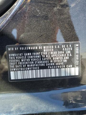 2025 VOLKSWAGEN JETTA S 3VW5X7BU2SM073023