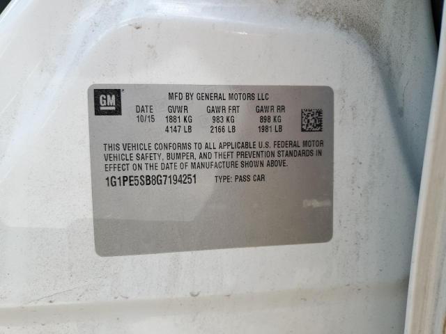 2016 CHEVROLET CRUZE LIMI - 1G1PE5SB8G7194251