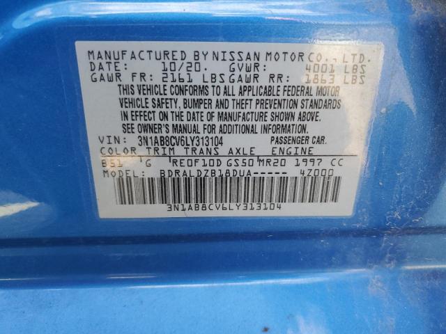 2020 NISSAN SENTRA SV 3N1AB8CV6LY313104