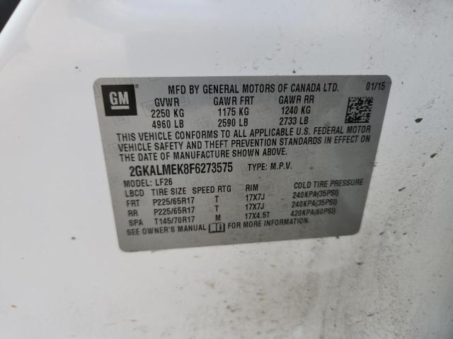 2015 GMC TERRAIN SL 2GKALMEK8F6273575