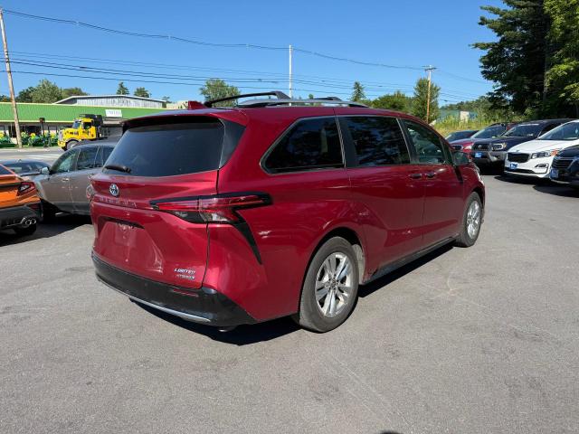 TOYOTA SIENNA LIM 2022 red  hybrid engine 5TDZSKFC9NS062998 photo #4