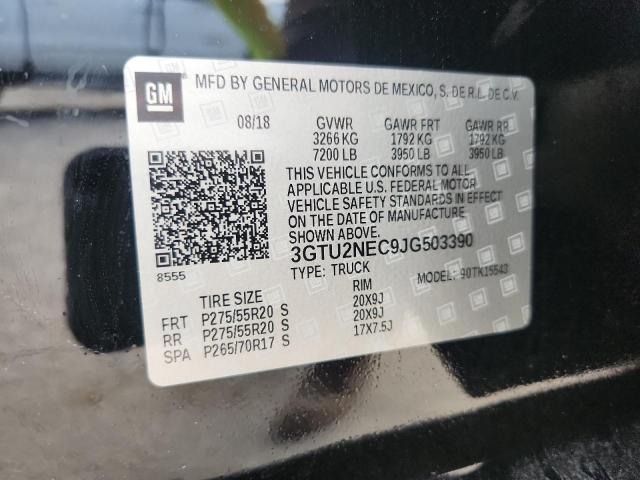 2018 GMC SIERRA K15 - 3GTU2NEC9JG503390