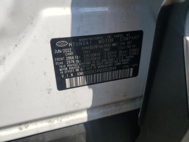 2022 HYUNDAI SANTA FE L KM8S5DA14NU052896