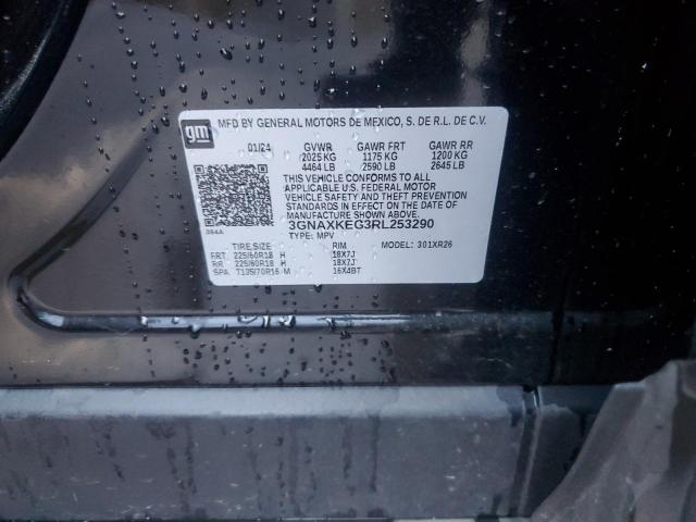 2024 CHEVROLET EQUINOX LT - 3GNAXKEG3RL253290