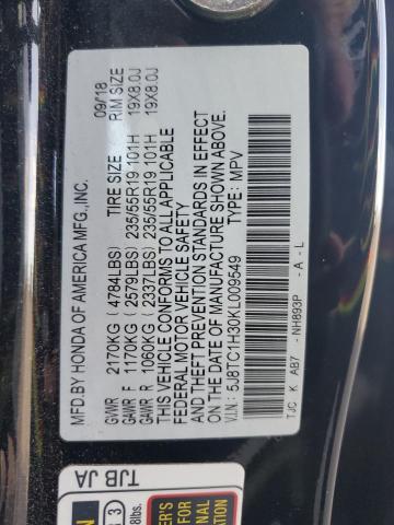 2019 ACURA RDX 5J8TC1H30KL009549