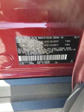 2021 TOYOTA RAV4 LE - 2T3H1RFV5MW155278