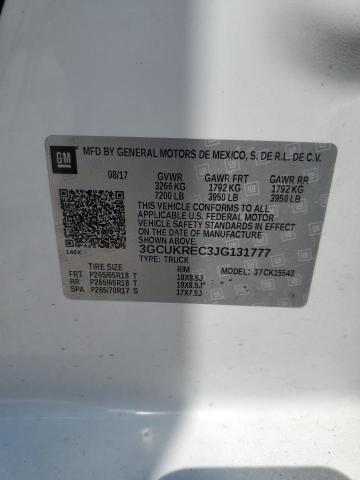 2018 CHEVROLET SILVERADO #3283832456