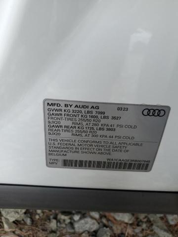 2024 AUDI Q8 E-TRON WA1CAAGE3RB007845
