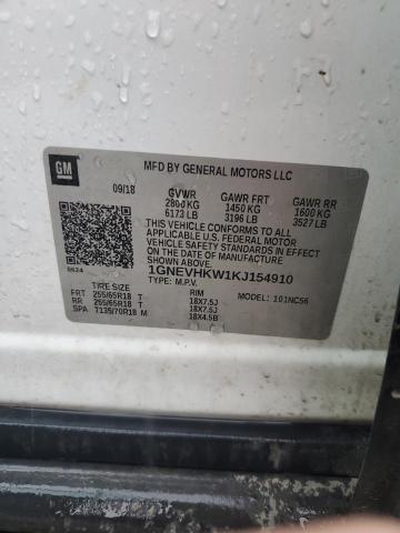 2019 CHEVROLET TRAVERSE L - 1GNEVHKW1KJ154910