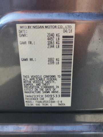 2018 NISSAN LEAF S 1N4AZ1CP2JC309533