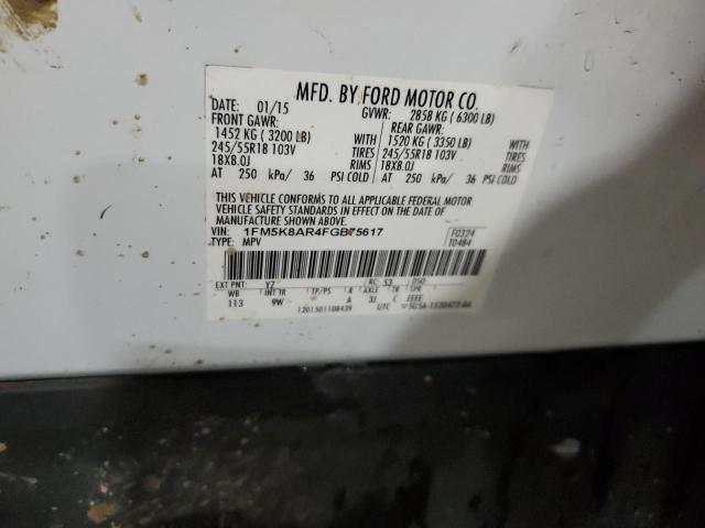 2015 FORD EXPLORER P - 1FM5K8AR4FGB75617