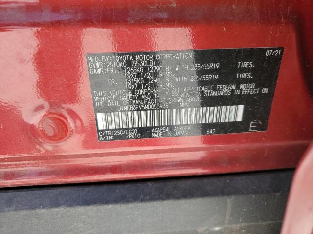 2021 TOYOTA RAV4 PRIME JTMEB3FV5MD055935