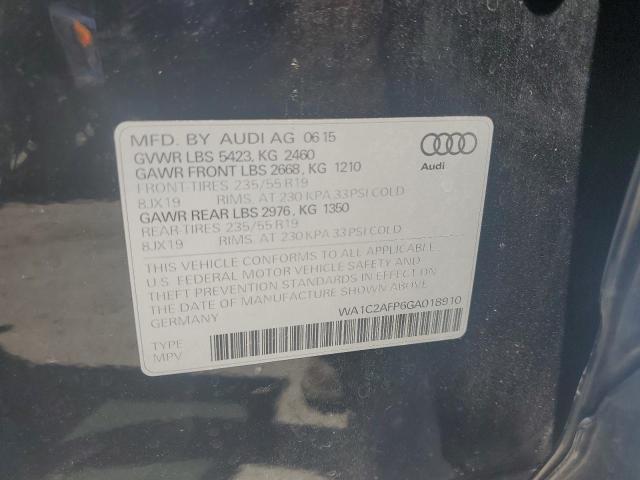 2016 AUDI Q5 PREMIUM - WA1C2AFP6GA018910