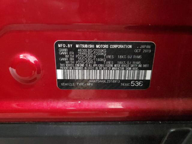 2020 MITSUBISHI ECLIPSE CROSS SE JA4AT5AA9LZ018913