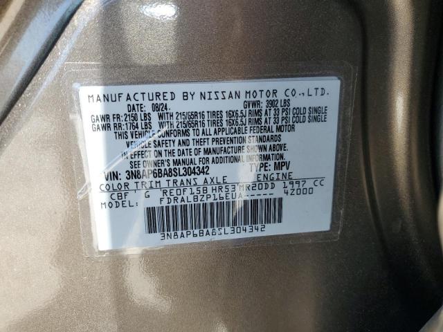 2025 NISSAN KICKS S 3N8AP6BA8SL304342