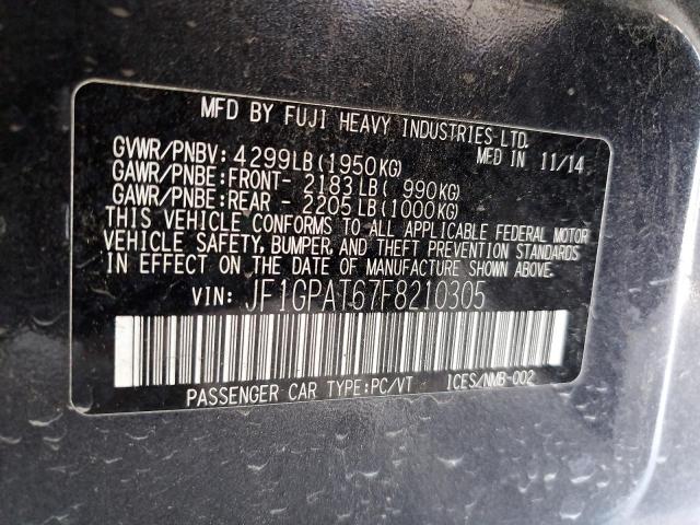 2015 SUBARU IMPREZA SP JF1GPAT67F8210305