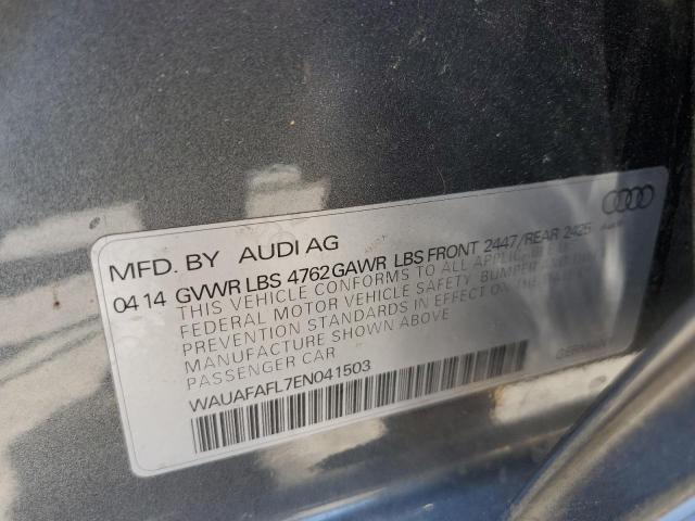 2014 AUDI A4 PREMIUM - WAUAFAFL7EN041503