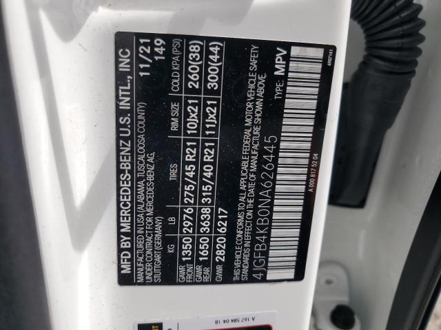 2022 MERCEDES-BENZ GLE 350 4M - 4JGFB4KB0NA626445
