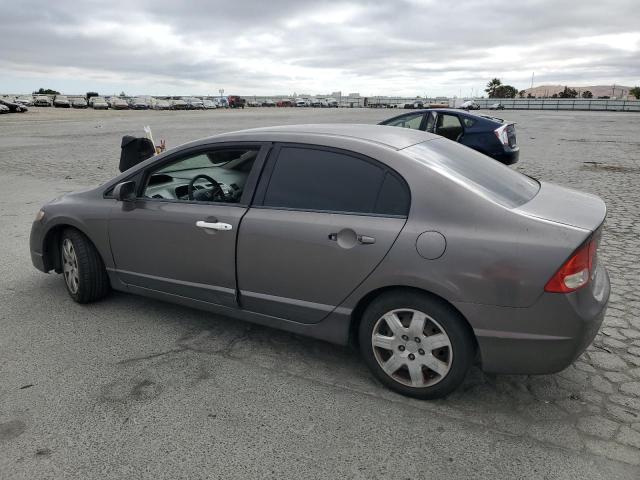 HONDA CIVIC LX 2009 gray  gas 19XFA16599E017402 photo #3