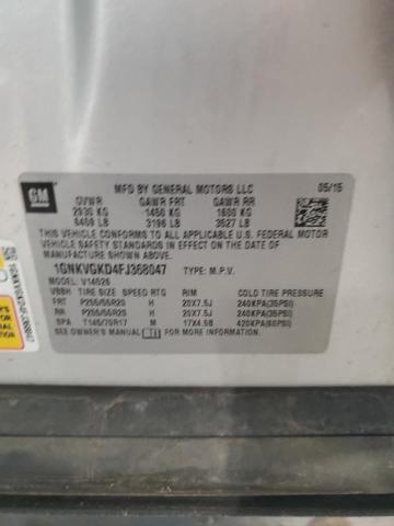 2015 CHEVROLET TRAVERSE L 1GNKVGKD4FJ368047
