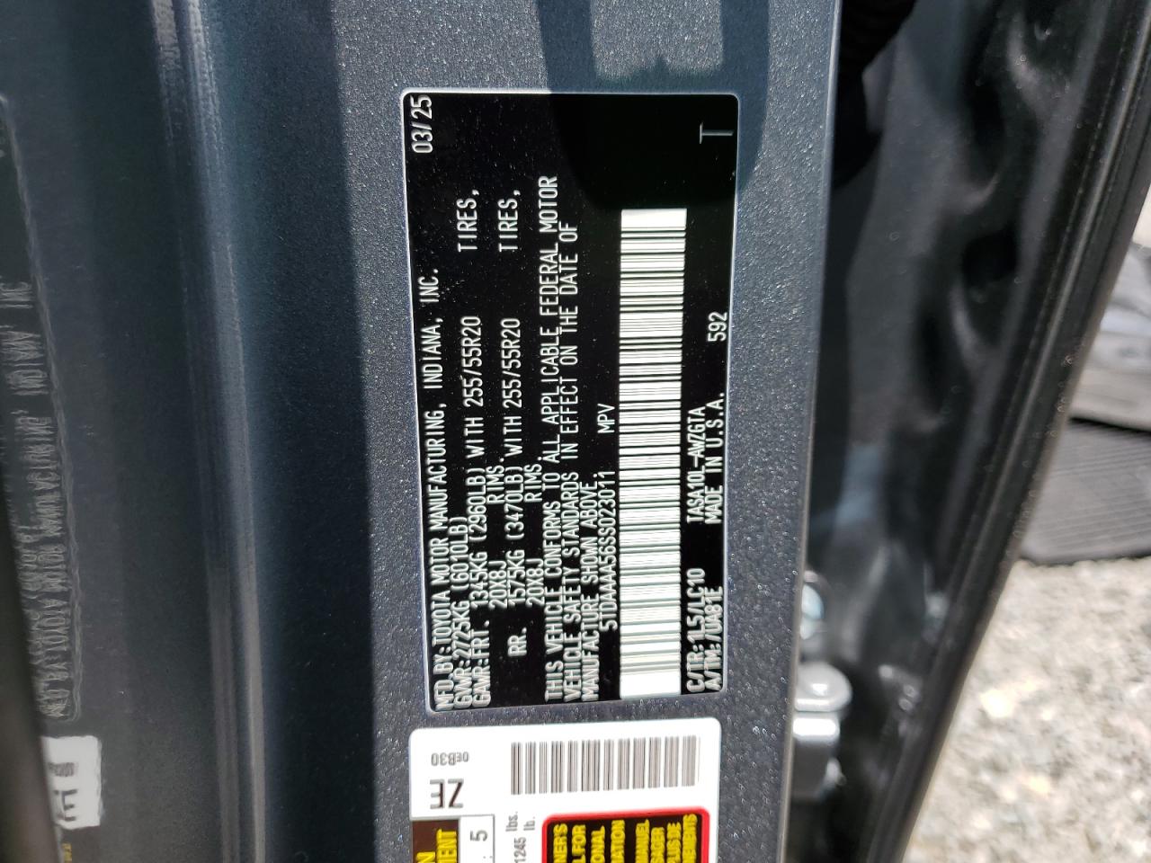 Lot #3301608633 2025 TOYOTA GRAND HIGH