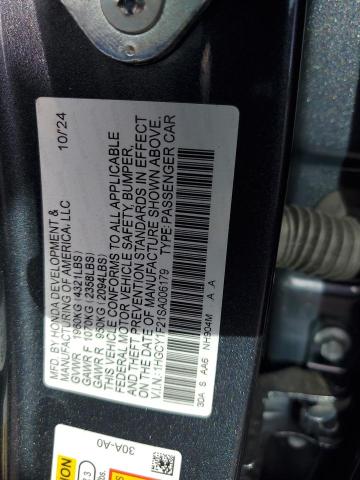 2025 HONDA ACCORD LX 1HGCY1F21SA006179