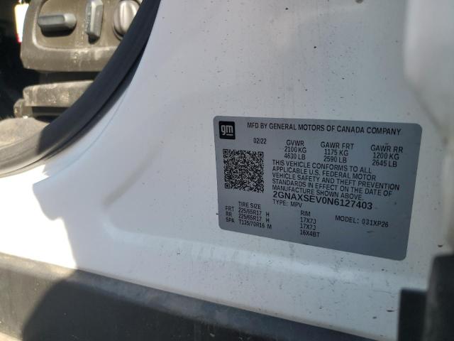 2022 CHEVROLET EQUINOX LS 2GNAXSEV0N6127403