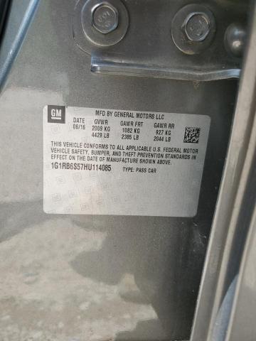 2017 CHEVROLET VOLT PREMI 1G1RB6S57HU114085