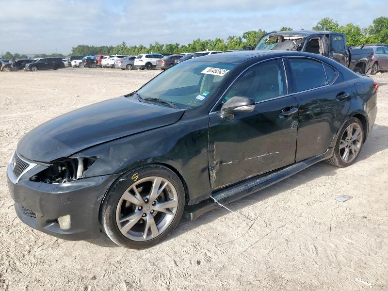 LEXUS IS 250 2009 black  gas JTHBK262095106616 photo #1