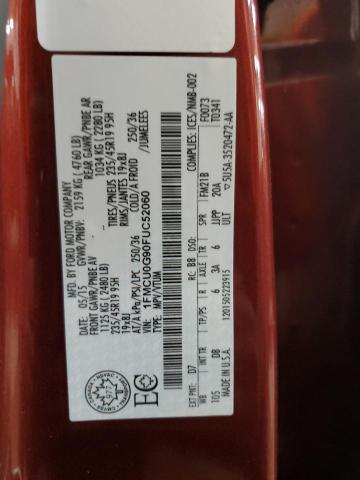 2015 FORD ESCAPE SE - 1FMCU0G90FUC52060