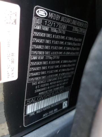 2018 LAND ROVER RANGE ROVE SALGV5RE6JA383166