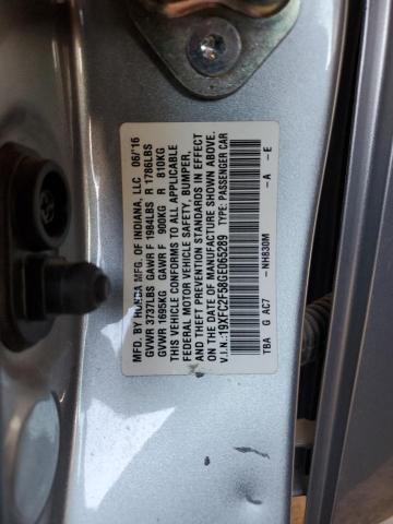 2016 HONDA CIVIC LX - 19XFC2F58GE065289