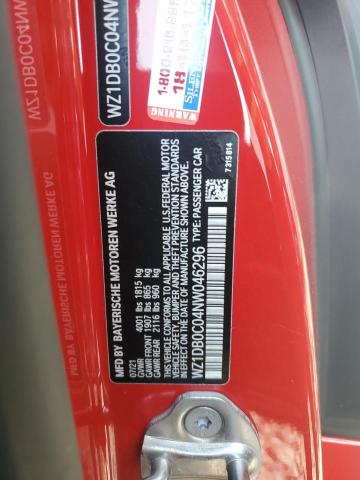 2022 TOYOTA SUPRA BASE WZ1DB0C04NW046296