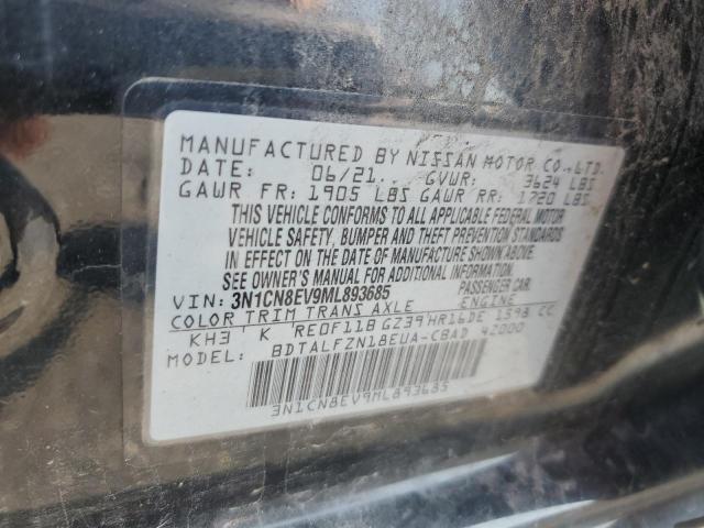 2021 NISSAN VERSA SV - 3N1CN8EV9ML893685
