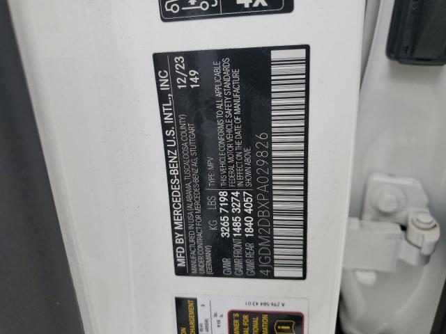 2023 MERCEDES-BENZ EQS SUV 45 4JGDM2DBXPA029826