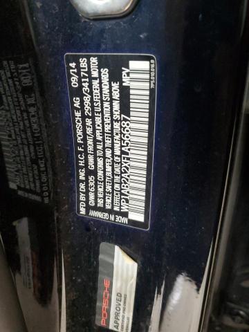 2015 PORSCHE CAYENNE S WP1AB2A2XFLA56687