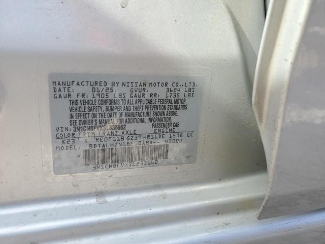 2025 NISSAN VERSA SR - 3N1CN8FVXSL835662