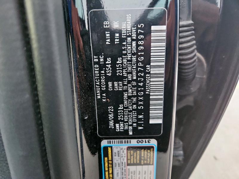 2023 KIA K5 LXS 5XXG14J27PG198975