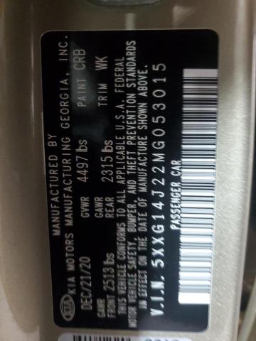 2021 KIA K5 LXS 5XXG14J22MG053015
