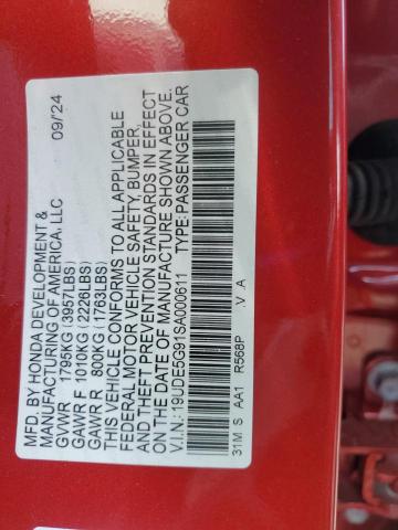 2025 ACURA INTEGRA TYPE S 19UDE5G91SA000611