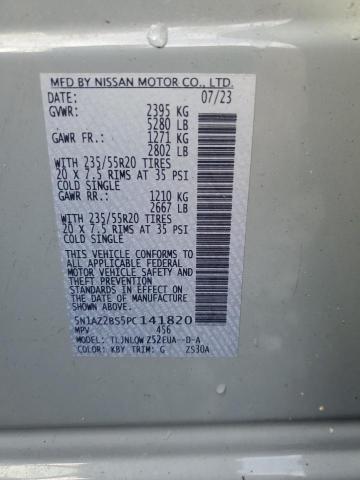 2023 NISSAN MURANO SV 5N1AZ2BS5PC141820