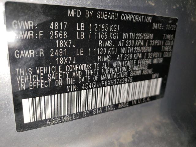 2024 SUBARU CROSSTREK 4S4GUHF6XR3742975