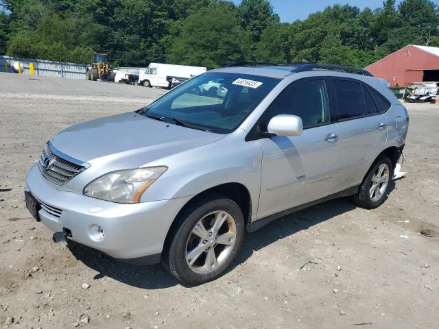 LEXUS RX 400H 2008 silver  hybrid engine JTJHW31U182042386 photo #1